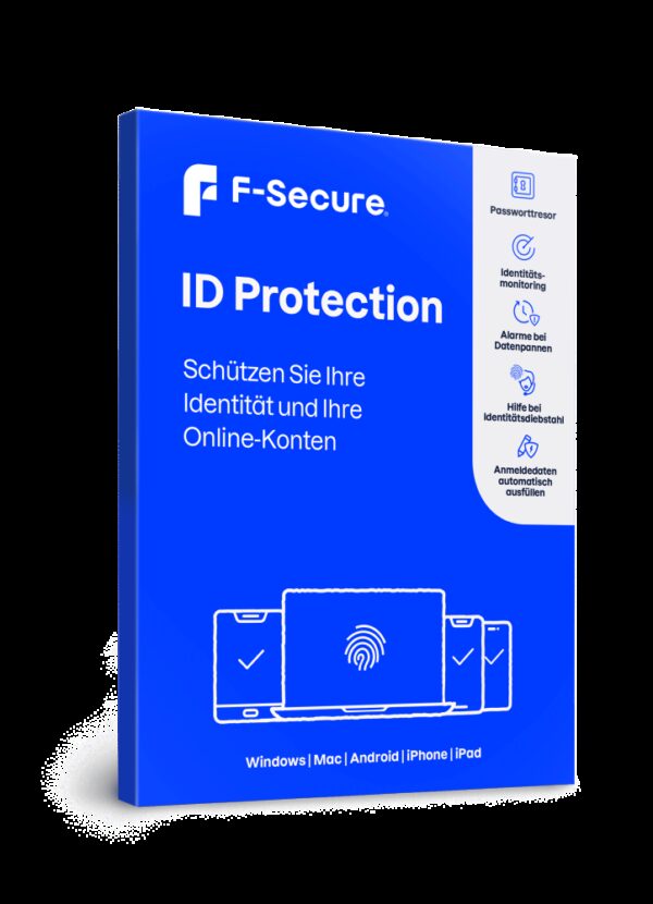 F-Secure ID Protection (5 Devices - 1 Year) ESD