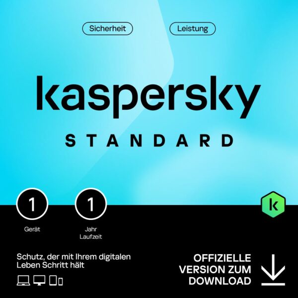 Kaspersky Standard (1 Device - 1 Year) DACH ESD