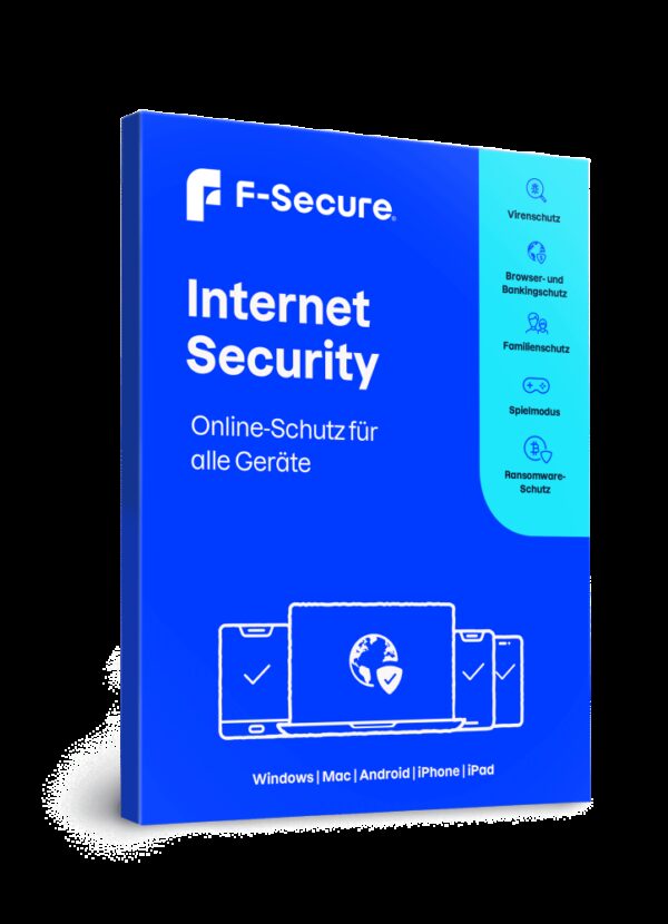 F-Secure Internet Security (5 Devices - 2 Years) ESD