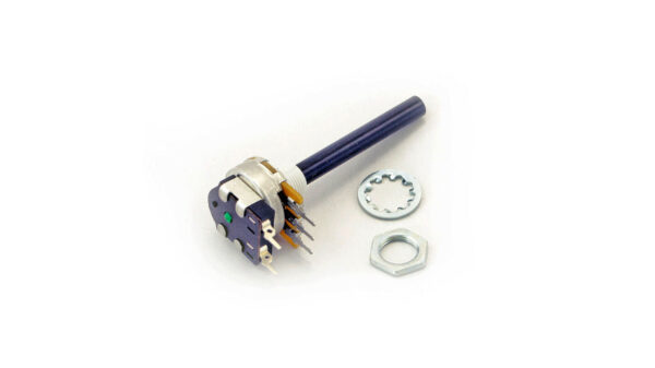 OMEG Drehpotentiometer 6mm stehend, linear 1 kOhm mit Schalter