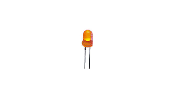 Superhelle 5 mm LED, Orange, 2.500 mcd