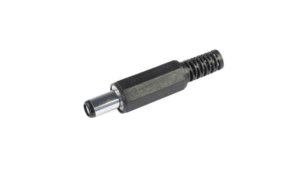 DC-Stecker 1,7 x 5,0 mm, Knickschutz