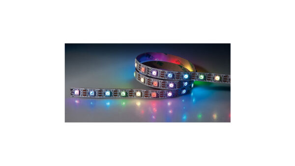 Diamex 4-m-LED-Streifen mit WS2812-kompatiblen-LEDs, 60 LEDs/m, weiße Platine