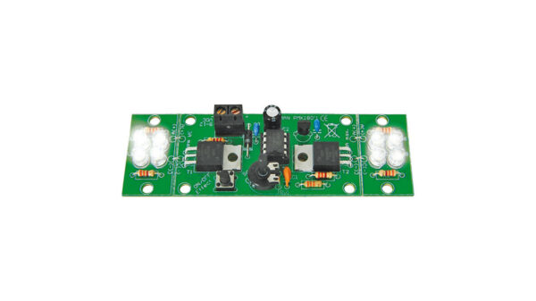 Velleman Bausatz 2-Kanal High-Power LED-Blinkleuchte MK180