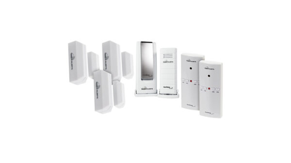 Mobile Alerts Sicherheits-Set 1x Gateway, 1x Temperatursensor, 3x Fensterkontakt, 2x Alarmgeber