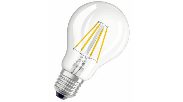 OSRAM LED RETRO Glass Bulb 4,8-W-Filament-LED-Lampe E27, klar, dimmbar