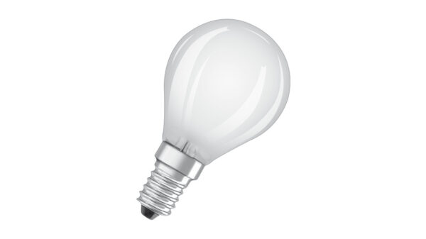 OSRAM LED RETRO Glass Bulb 4,8-W-Filament-LED-Tropfenlampe, E14, matt, dimmbar