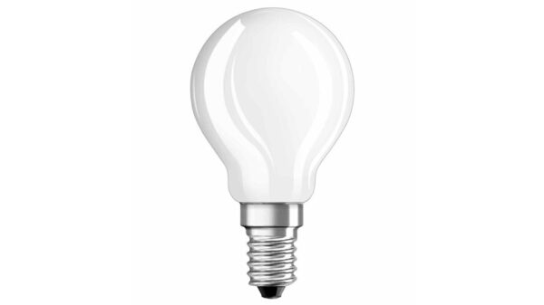 OSRAM LED RETRO Glass Bulb 4-W-Filament-LED-Tropfenlampe, E14, matt