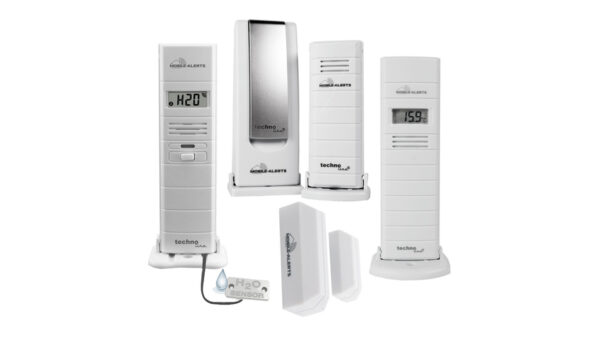 Mobile Alerts Wetter-Set (Gateway, Temperatursensor, 2x Thermo-/Hygrosensor, Fensterkontakt)