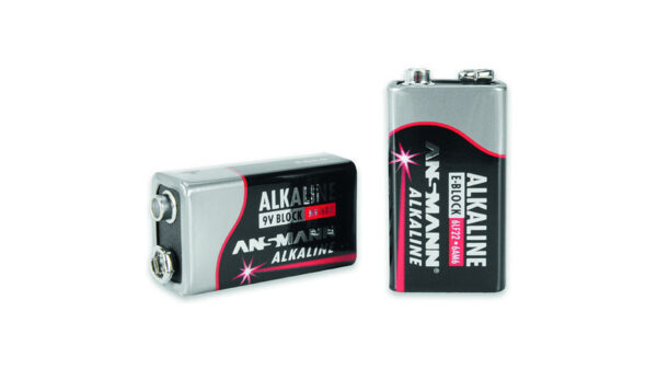 Ansmann Alkaline Batterie 9-V-Block, 1er-Pack