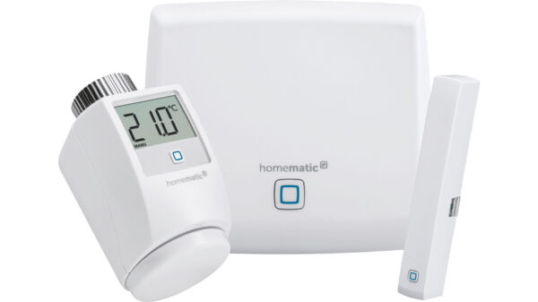 Homematic IP Starter Set Raumklima mit Access Point, Heizkörperthermostat und Fenster-/Türkontakt