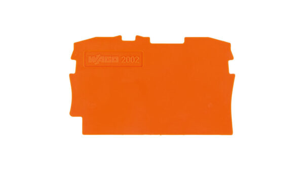 Wago Trennplatte 2002-1294, orange, 2 mm dick