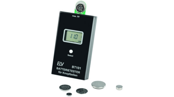 ELV Bausatz Batterietester für Knopfzellen BT101