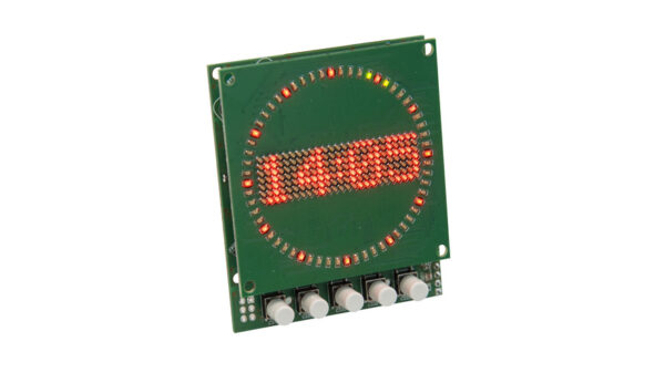 ELV Bausatz Mini-Kreis-LED-Uhr MKLU1