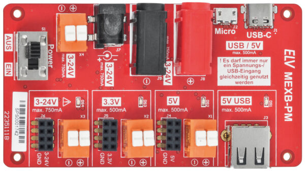 ELV Bausatz Powermodul für Experimentierboards MEXB-PM