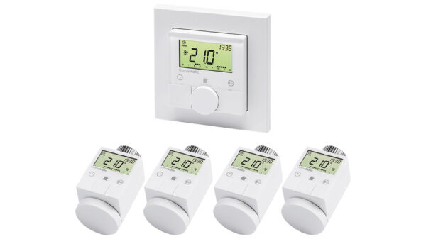 Homematic Spar-Set 4x Funk-Heizkörperthermostat und 1x Funk-Wandthermostat