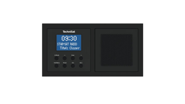 TechniSat Unterputzradio DigitRadio UP 1, DAB+/UKW-Radio, Bluetooth, mit Lautsprecher, schwarz