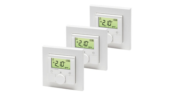 Homematic 3er-Set Funk-Wandthermostat HM-TC-IT-WM-W-EU für Smart Home / Hausautomation