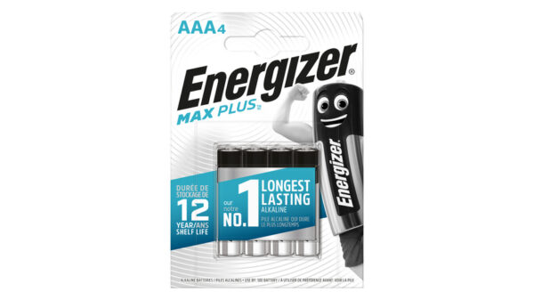 Energizer-Alkaline-Batterien Max Plus Micro (AAA), 4 Stück