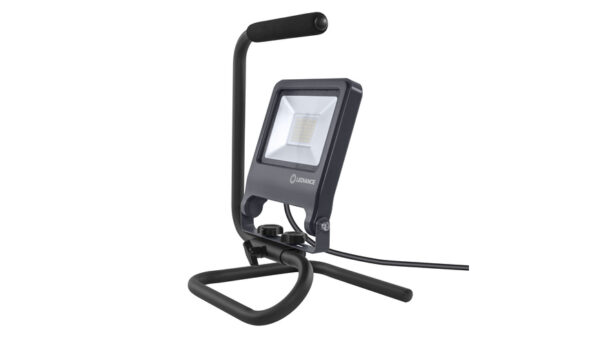 LEDVANCE 30-W-LED-Arbeitsleuchte Worklight S-STAND, 2700 lm, 4000 K, schwarz, IP65