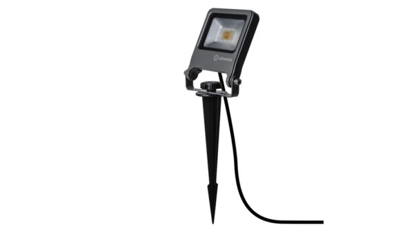 LEDVANCE 10-W-LED-Außen-Fluterleuchte ENDURA GARDEN FLOOD, mit Erdspieß, Plug-&-Play, IP65