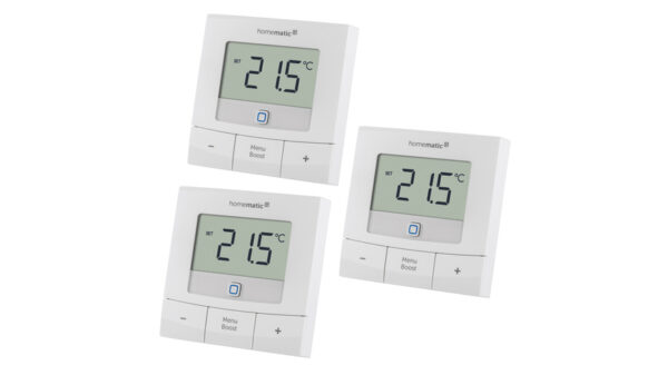 Homematic IP Smart Home 3er-Set Wandthermostat basic HmIP-WTH-B-2