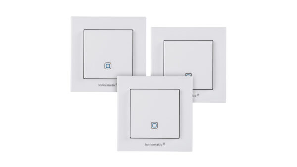 Homematic IP Smart Home 3er-Set Temperatur- und Luftfeuchtigkeitssensor HmIP-STH, innen