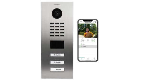 DoorBird IP Video Türstation D2103V Edelstahl V2A, gebürstet