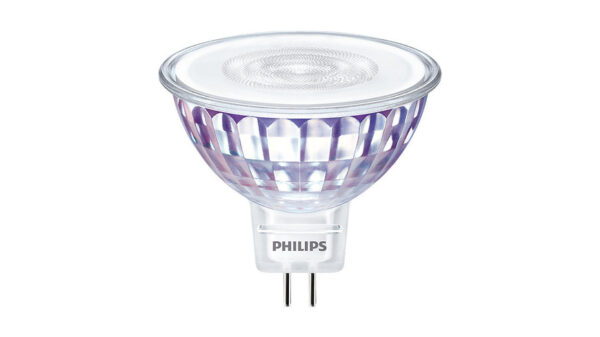 Philips 5,8-W-GU5.3-LED-Lampe Master LEDspot Value, MR16, 450 lm, warmweiß (2700 K), 36°, dimmbar