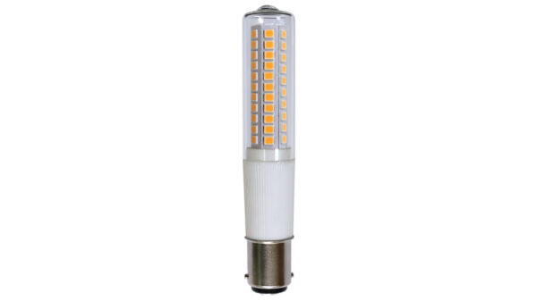 LEDmaxx 8-W-LED-Lampe T18, B15d, 840 lm, warmweiß (3000 K), dimmbar