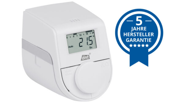 dnt Elektronischer Heizkörperthermostat ThermoTune, Stand-alone, ca. 4 Jahre Batterielaufzeit