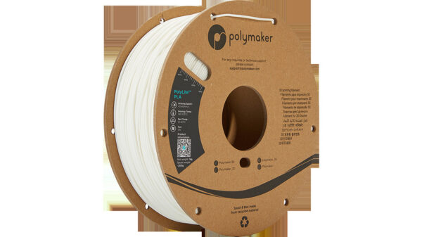 Polymaker PLA-Filament PolyLite, weiß, 1,75 mm, 1 kg