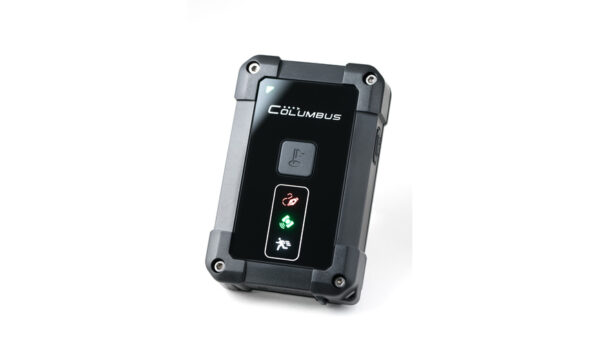 Columbus GNSS-Logger P-1 Mark II, Empfang von 89 Satelliten, 48 h Betrieb, IP66