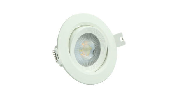 LUXULA 7-W-LED-Einbaustrahler mit CCT-Switch, 718  lm, 3000/4000/6000 K, schwenkbar, IP44