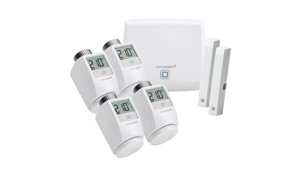 Homematic IP Set Raumklima mit Access Point, 4x Heizkörperthermostat, 2x Fenster- und Türkontakt