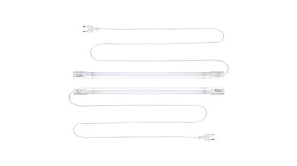 LEDVANCE 2er-Set 19-W-LED-Leuchte TubeKit 1200, 4000 K, 1,8-m-Zuleitung und An-/Aus-Schalter, 120 cm