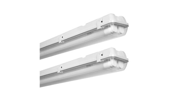 LEDVANCE 2er-Set 38-W-LED-Feuchtraumwannenleuchte SubMARINE, 2-flammig, 3800 lm, 4000 K, 150 cm