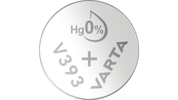 VARTA Silberoxid-Knopfzelle V393/SR48, 1,55 V, 77 mAh