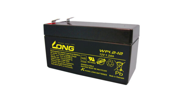 Kung Long VdS-Blei-AGM-Akku WP1.2-12, 12V, 1,2 Ah