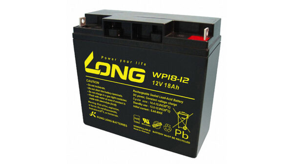 Kung Long VdS-Blei-AGM-Akku WP18-12SHR, 12V, 18 Ah